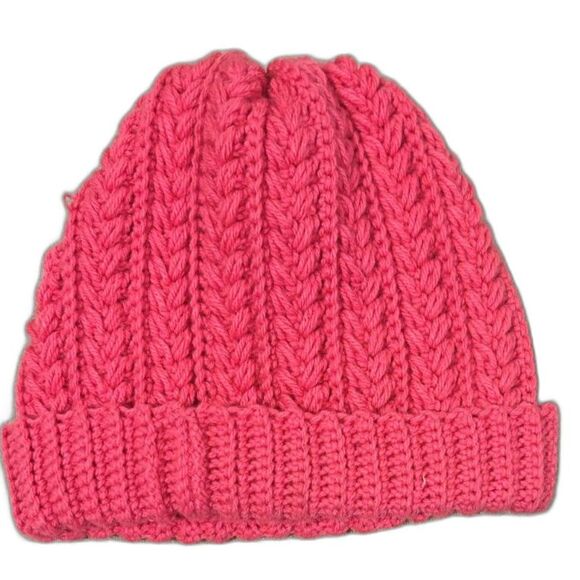 Hand Knit Beanie Hat - Picture 1 of 2